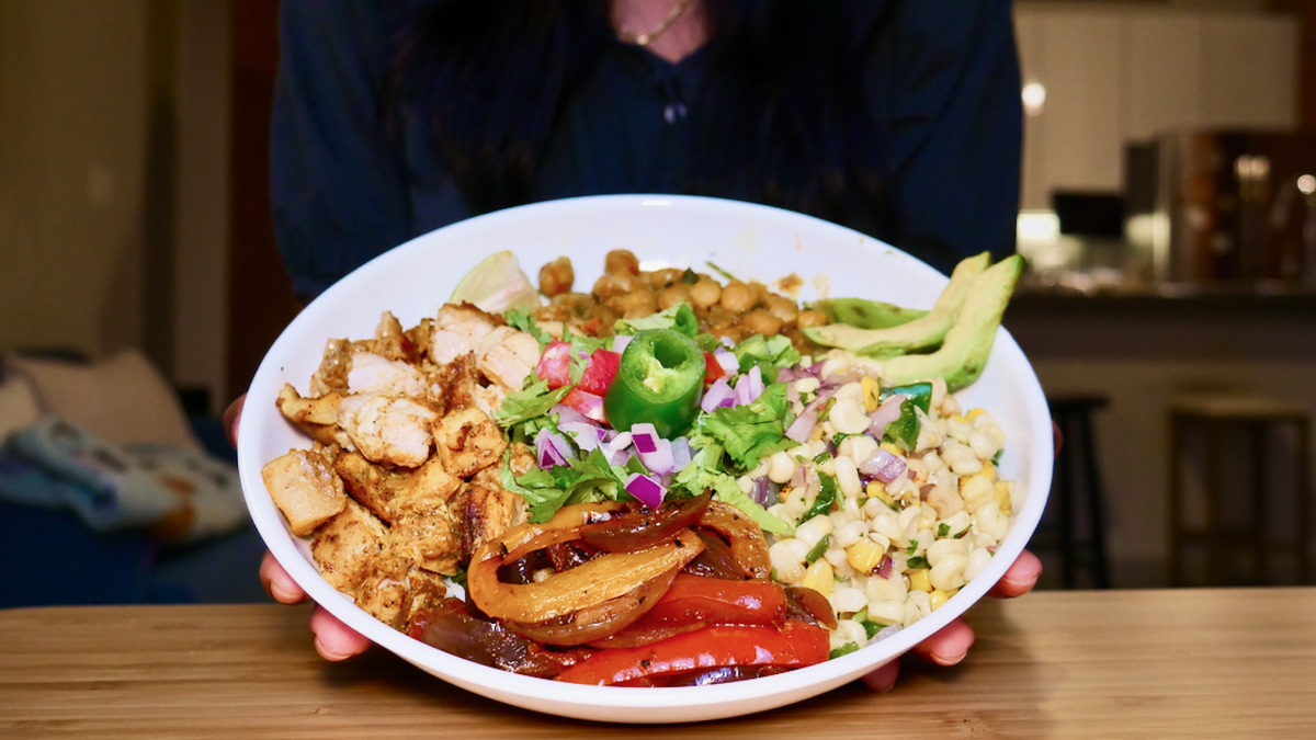 Indian Chipotle Burrito Bowl