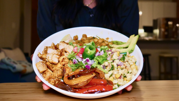 Indian Chipotle Burrito Bowl